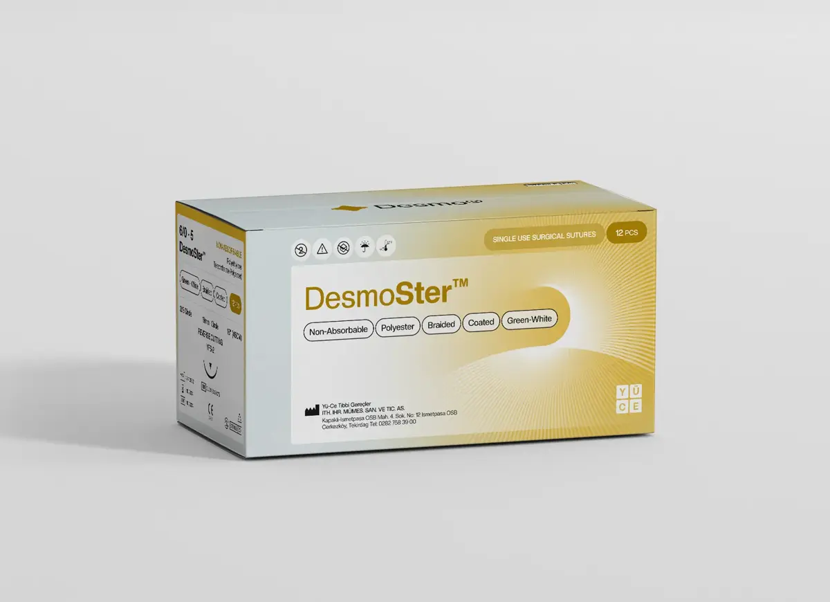 DesmoSter surgical suture product packaging